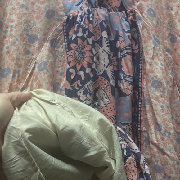 Hayden Los Angeles Pink & Blue Floral Dress NWT - Picture 4 of 9